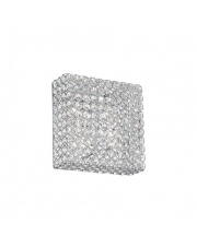Plafon Admiral PL4 080338 Ideal Lux kryształowa chromowana oprawa sufitowa