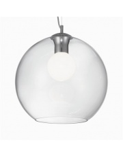 Lampa wisząca Nemo Clear 052816 Ideal Lux oprawa wisząca w kształcie kuli