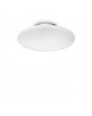 Plafon Smarties Bianco 032023 Ideal Lux szklana okrągła oprawa sufitowa