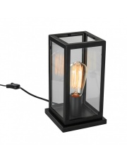 Lampa stołowa Laverno MT-202621-1-B Italux czarny rustykalny