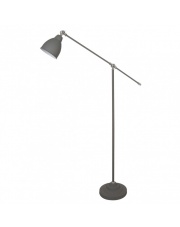 Lampa podłogowa Sonny ML-HN3101-1-GR Italux szara oprawa stojąca retro