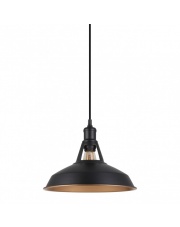  Lampa wisząca Freya MDM-2315/1 M BK+GD Italux czarna loftowa oprawa wisząca