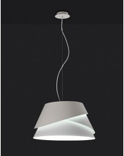 Lampa wisząca okrągła Alboran 5860 biała design Mantra Iluminacion