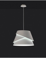 Lampa wisząca okrągła Alboran 5861 biała design Mantra Iluminacion