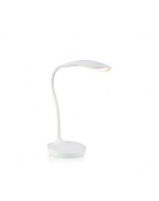 Lampa stołowa SWAN 106093 Markslojd biała lampka ledowa z wbudowanym portem USB
