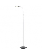 Lampa podłogowa FLEX 106465 Markslojd czarna ledowa lampa elastyczna z chromowym wykończeniem