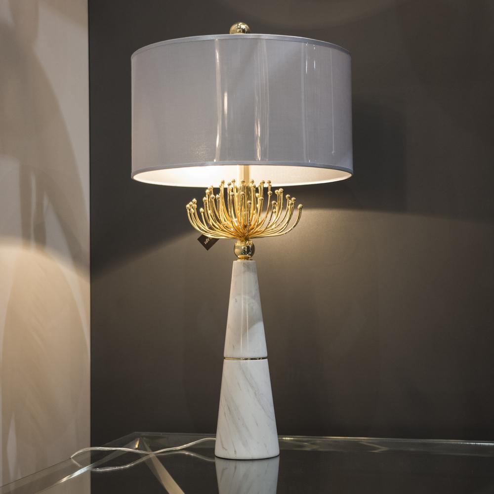 Lampa stołowa z abażurem Cartagena marki COSMOlight