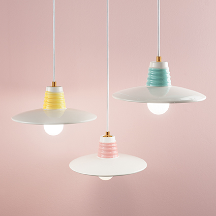 Ceramiczne lampy wiszące Heidi marki Ideal Lux
