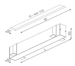 Oprawa wpuszczana Set Tru LED 4000K BC0022 Aquaform